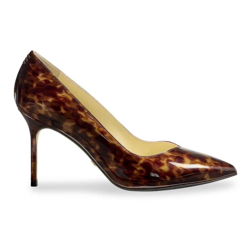 Sarah Flint Perfect Pump 85 in IT size 40 (US 9-9.5) - Tortoise Patent Leather